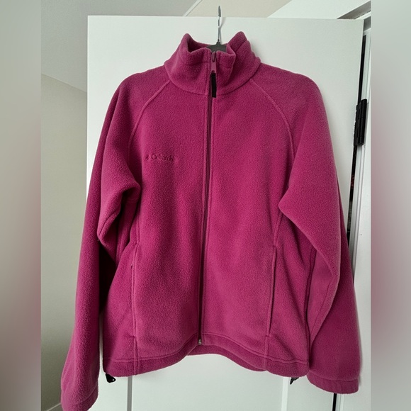 Columbia Magenta Full-Zip Fleece Jacket - Picture 11 of 11